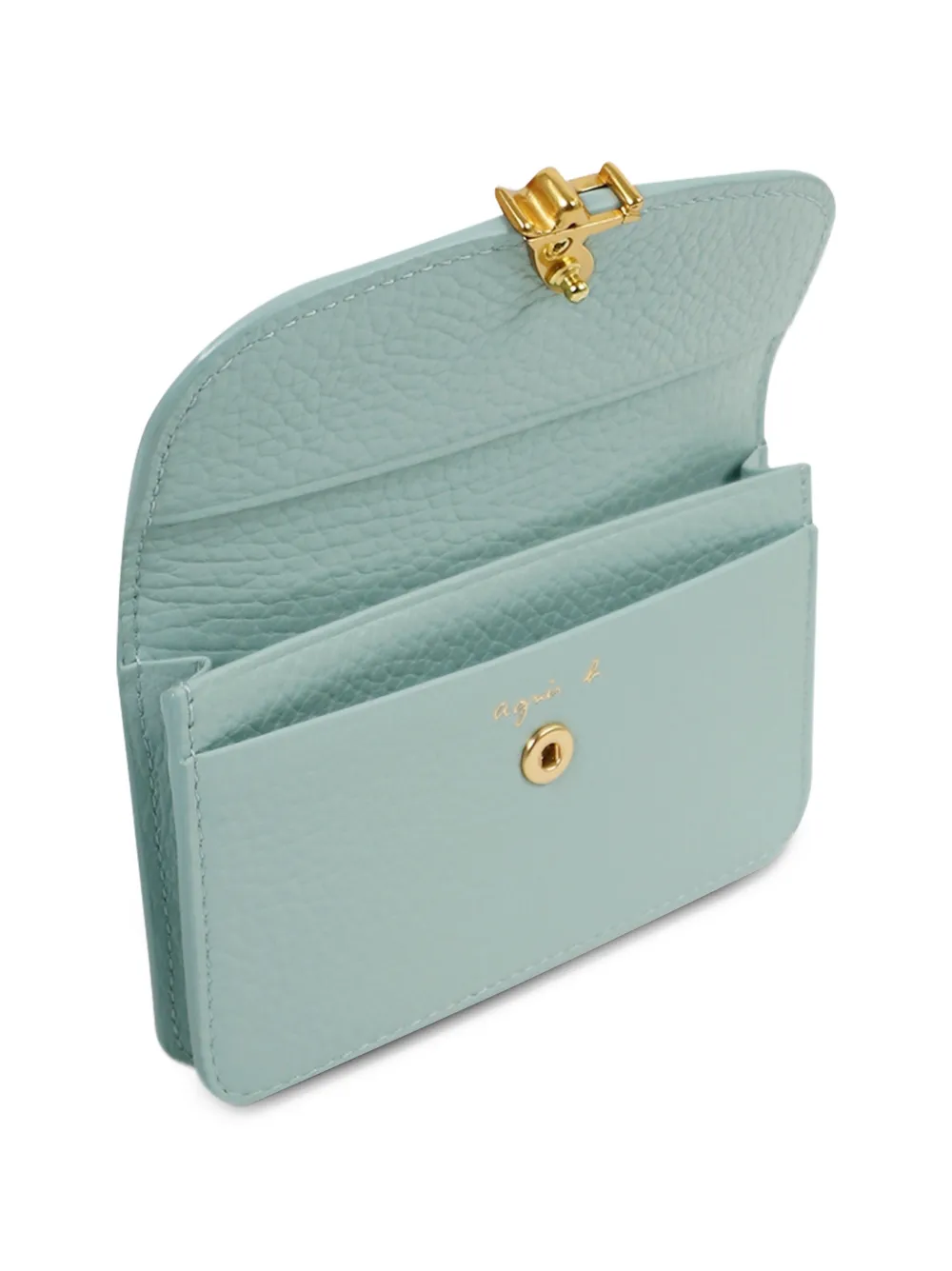 The B. Curve Flap Leather Wallet