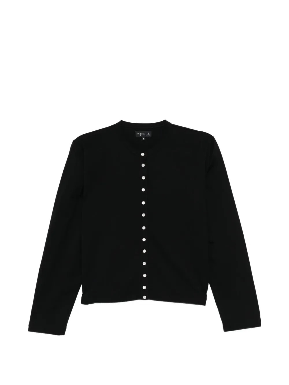 agnès b. LE CLASSIQUE SNAP CARDIGAN - Green