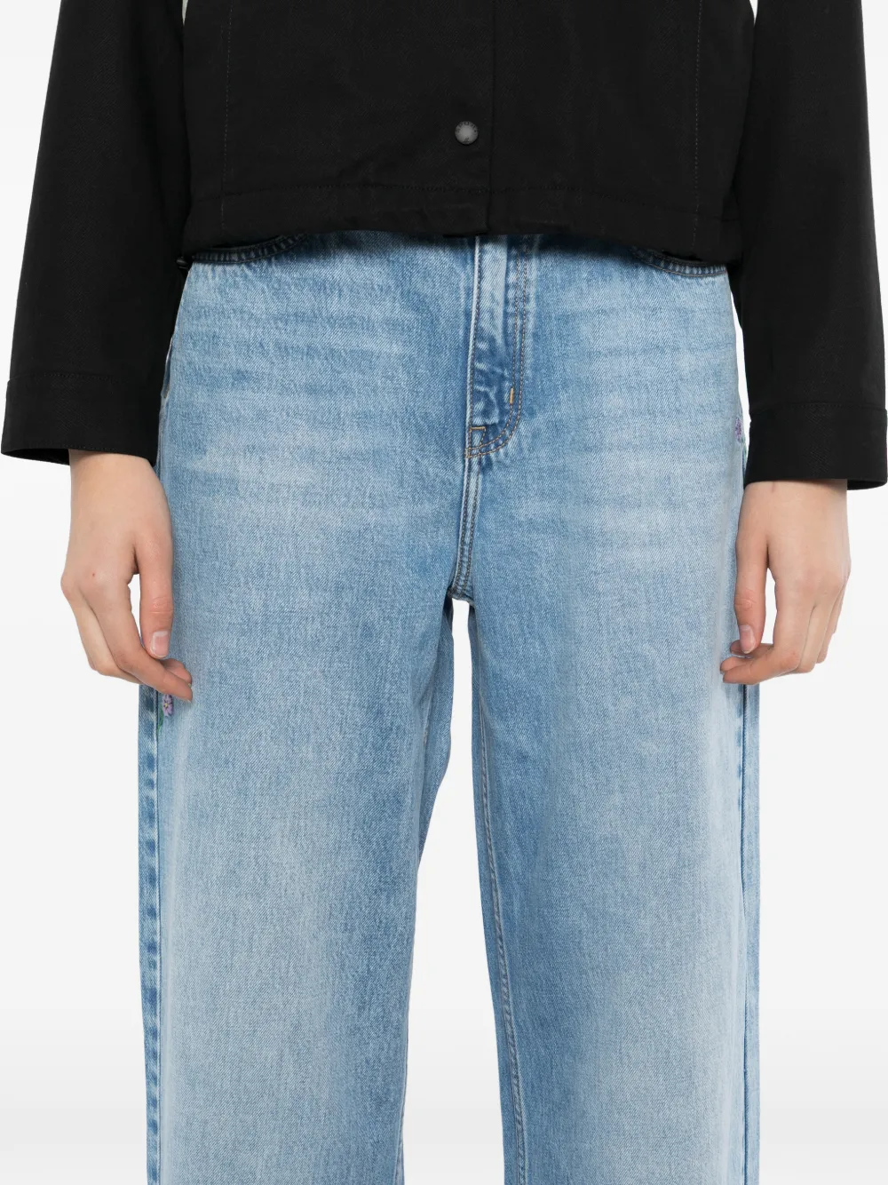 SPORT b. by agnès b. Jeans met wijde pijpen Blauw