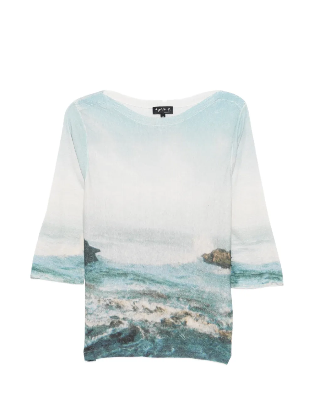 agnès b. Mer sweater - Blue