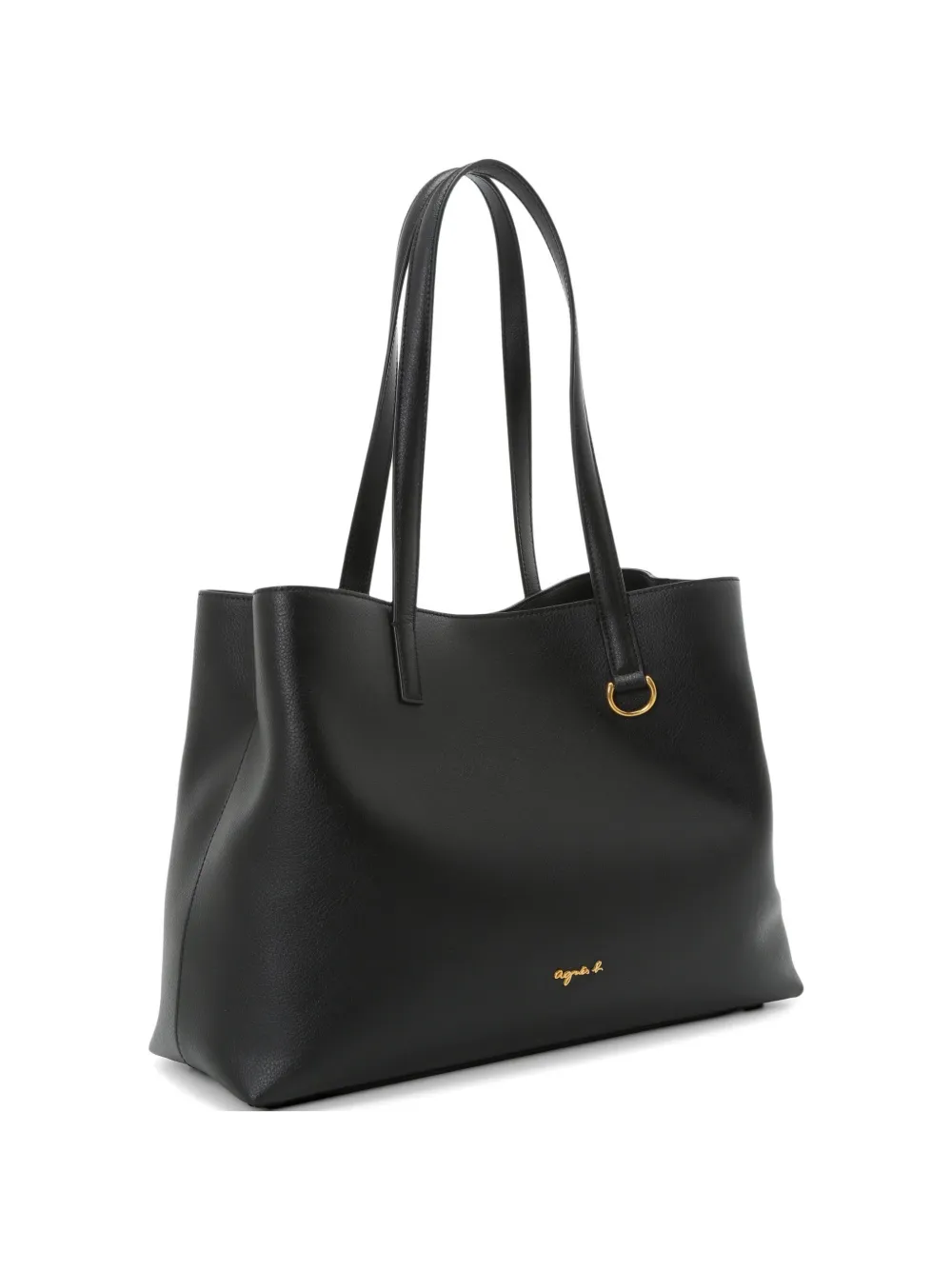 Agnès b. Ring Detail Tote Bag | Black | FARFETCH
