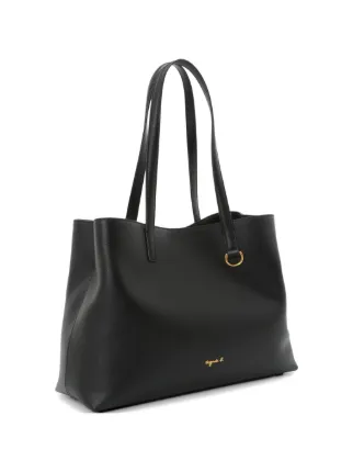 Agnès b. Ring Detail Tote Bag | Black | FARFETCH