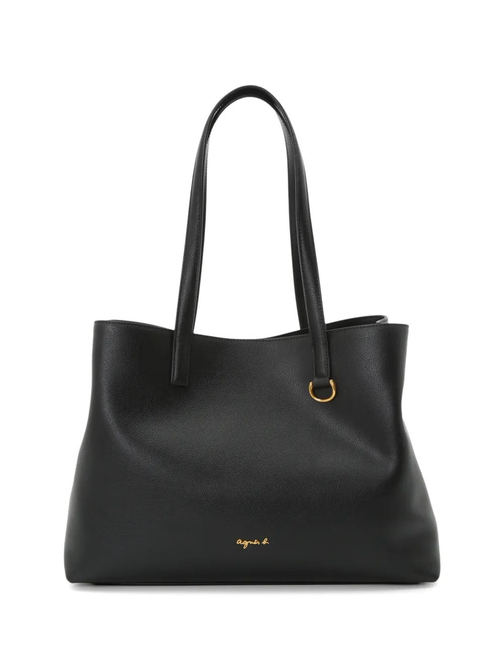 Agnès b. Ring Detail Tote Bag | Black | FARFETCH