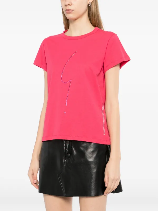 Agnès b. Logo T-shirt | Pink | FARFETCH CA