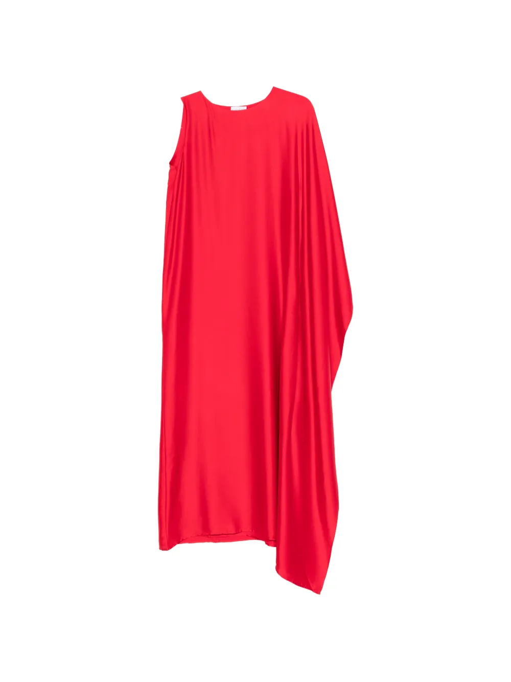 SILKYLICIOUS Muse asymmetrical maxi dress - Rosso