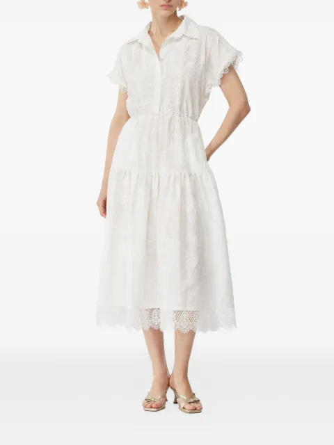 Waimari Aura lace tiered dress