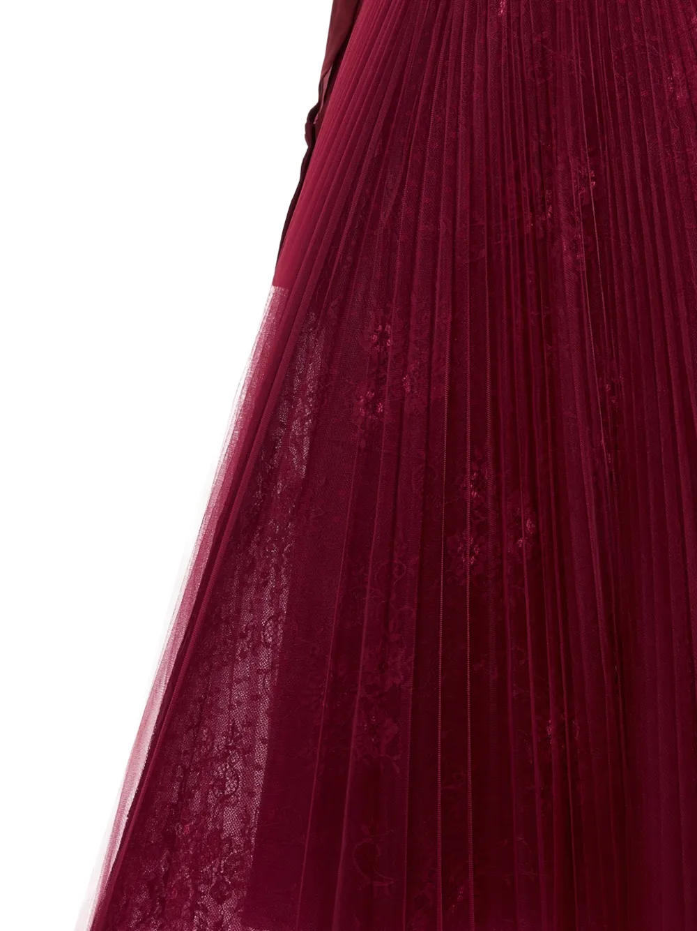 Pleated Lace Skirt