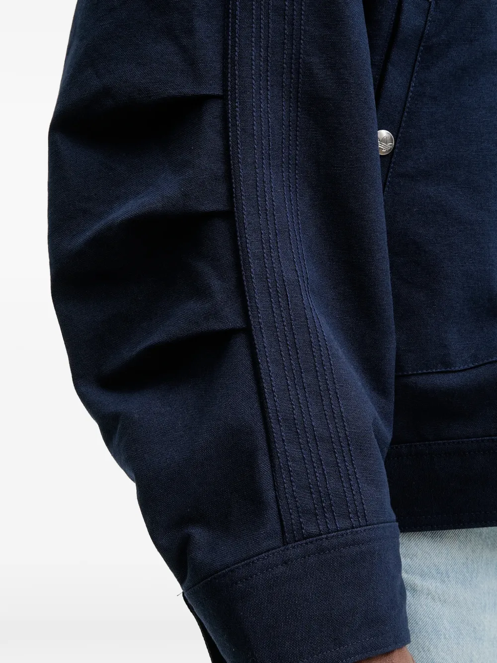 adidas Jack met geborduurde applicatie Blauw