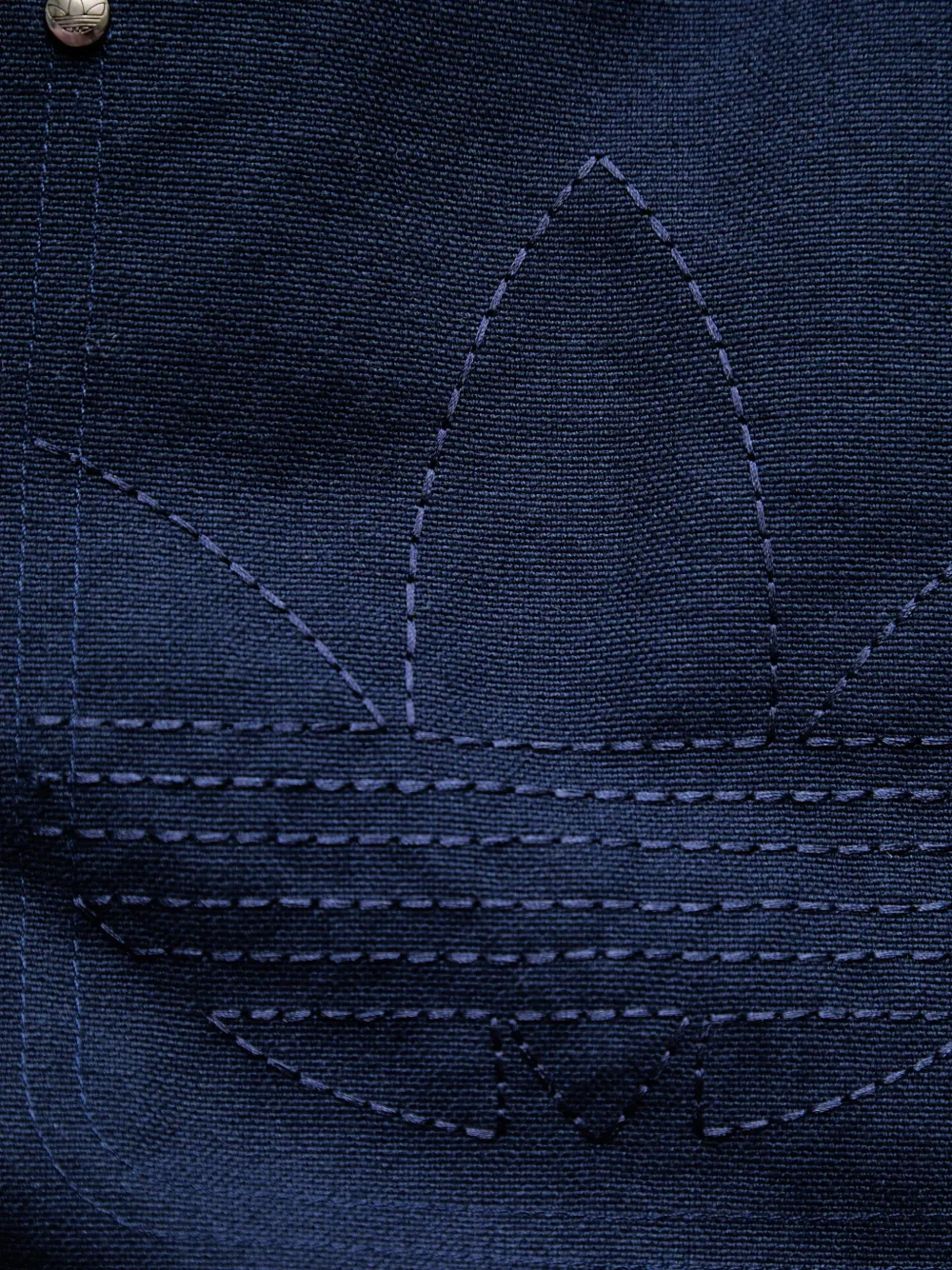 adidas Jack met geborduurde applicatie Blauw