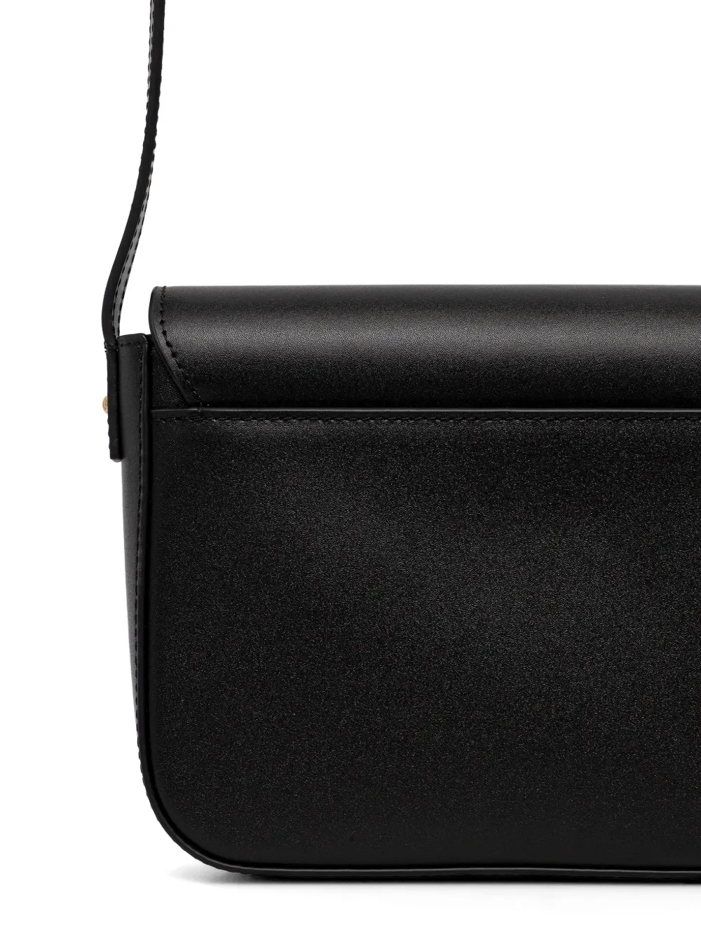 Patrizia Pepe Fly leren crossbodytas Zwart