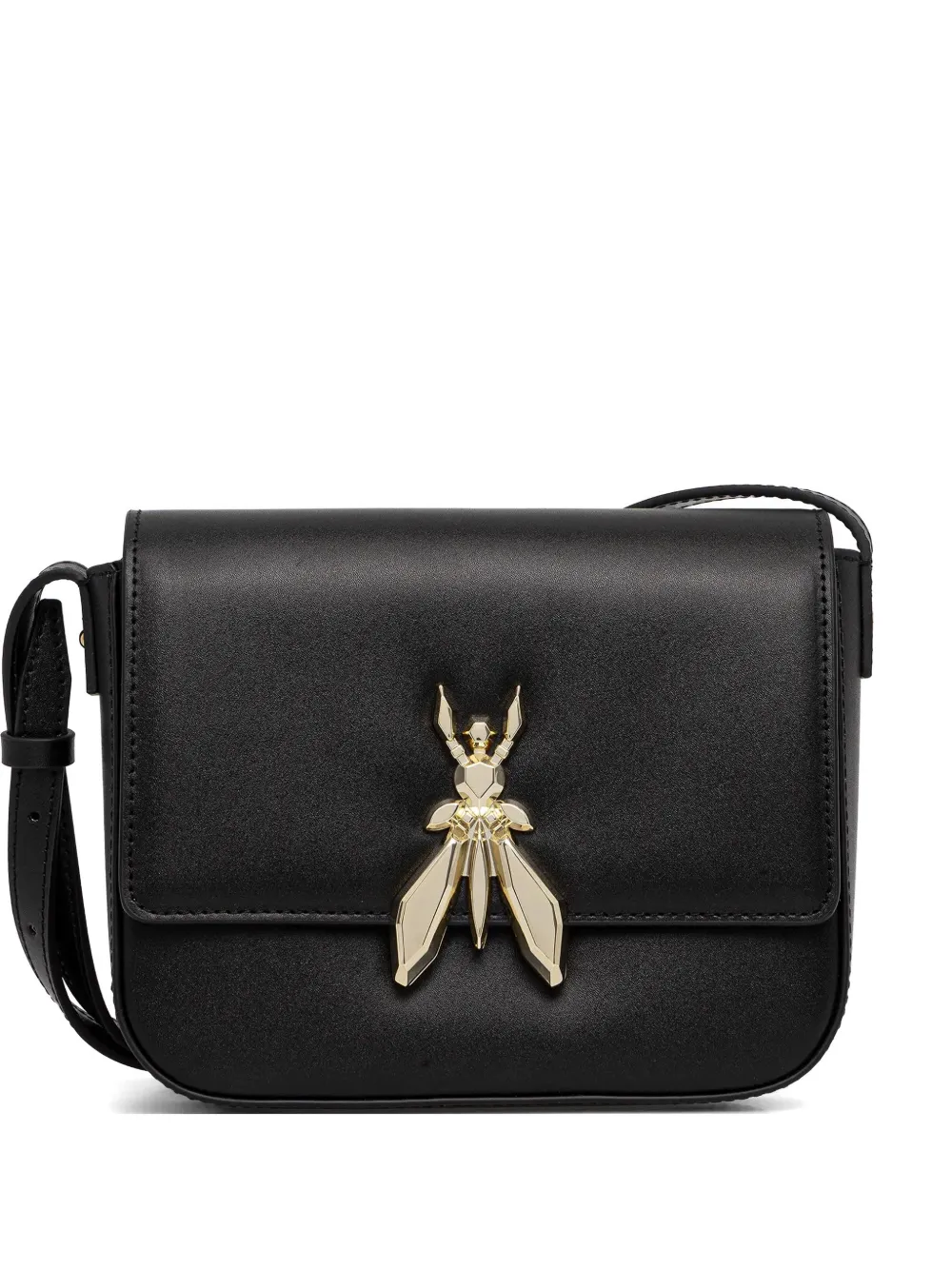 Patrizia Pepe Fly leather cross body bag - Nero