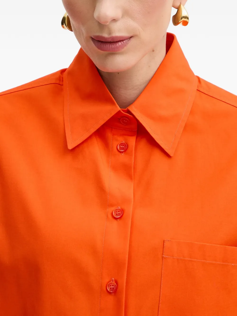 Patrizia Pepe Oversized blouse Oranje
