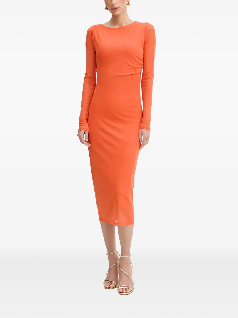 Patrizia Pepe long-sleeve dress - Arancione