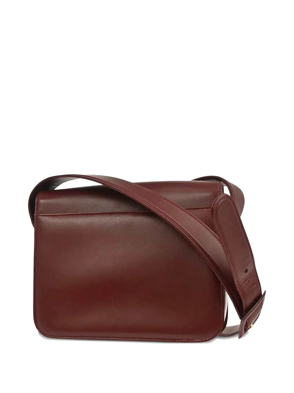 Cartier 1990s logo-detail Leather Shoulder Bag | Red | FARFETCH