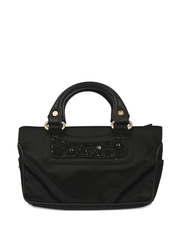 Celine Pre-owned 1990-2000s Beaded Boogie Bag Handbag in Black