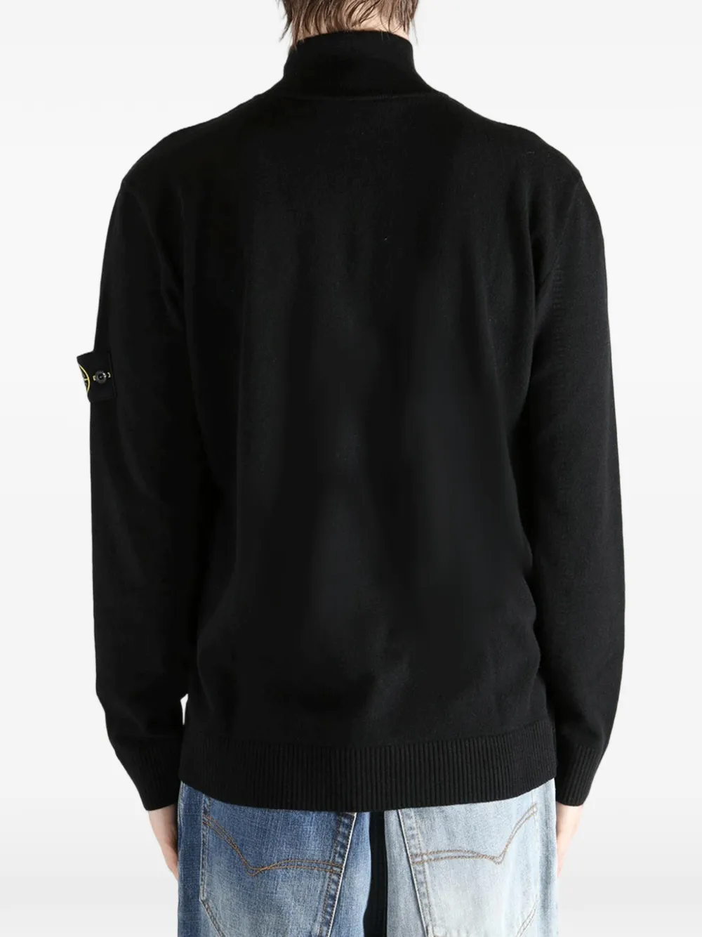 Stone Island Trui met ritssluiting Zwart