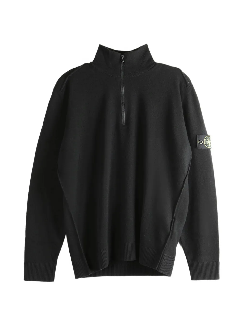 Stone Island zip fastening sweater - Nero