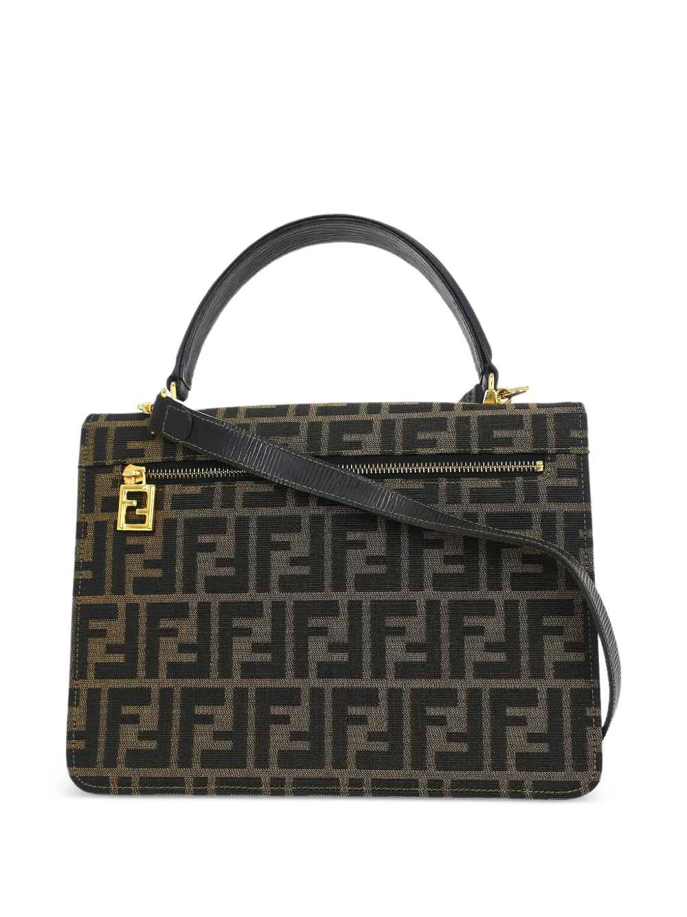  Fendi Pre-owned 1990-2000s Zucca Handbag - Brown 