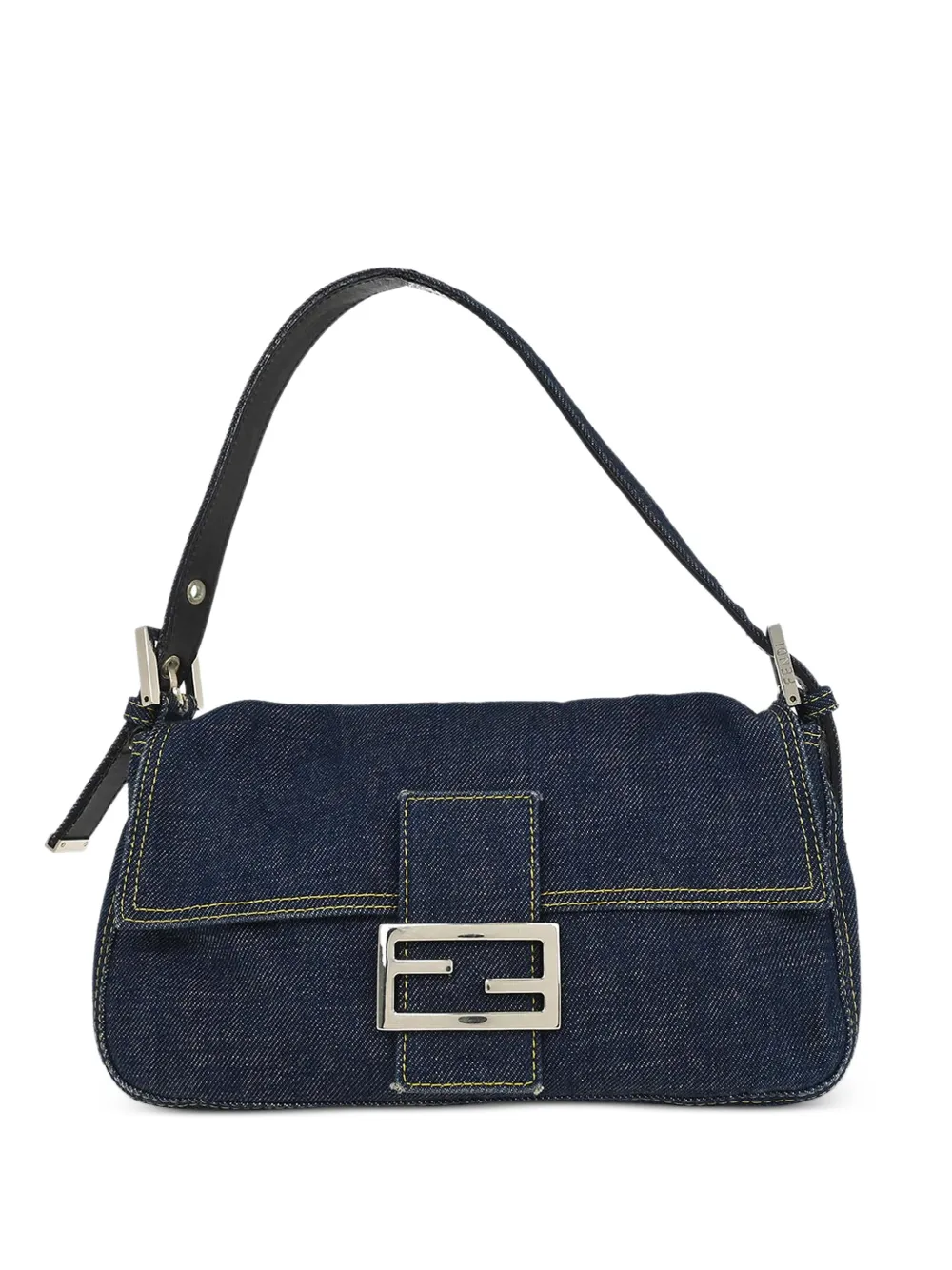 Fendi Pre-Owned 2009 denim Baguette handbag - Blu