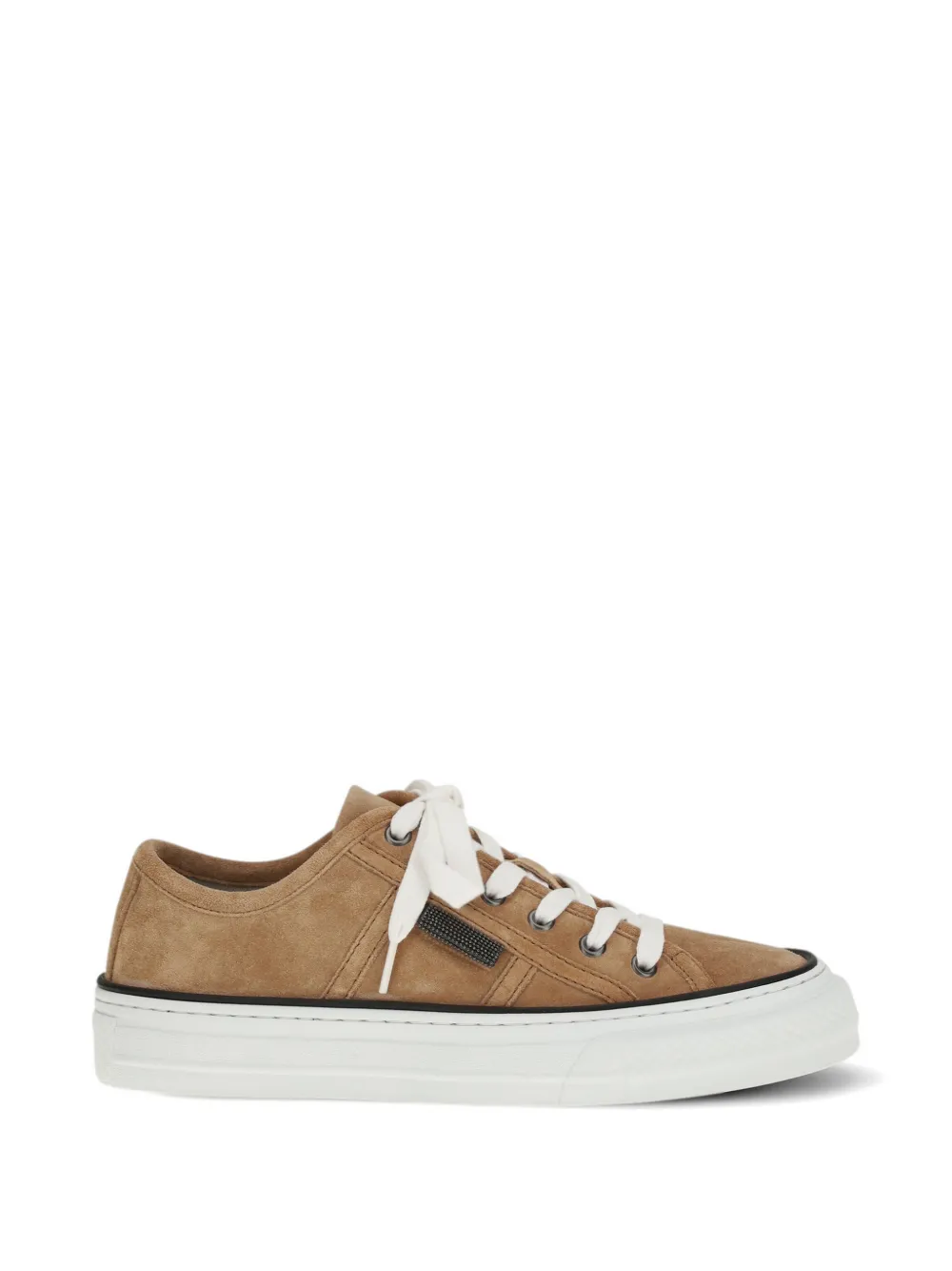 Brunello Cucinelli Leren sneakers Beige