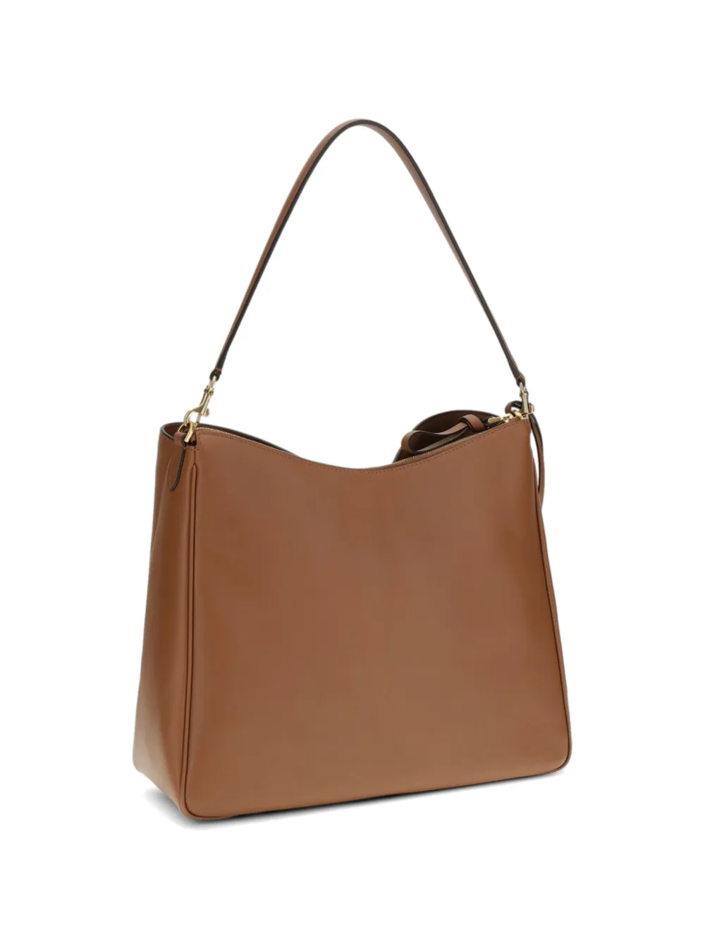 Balenciaga Medium Rodeo leren schoudertas met draaislot Bruin