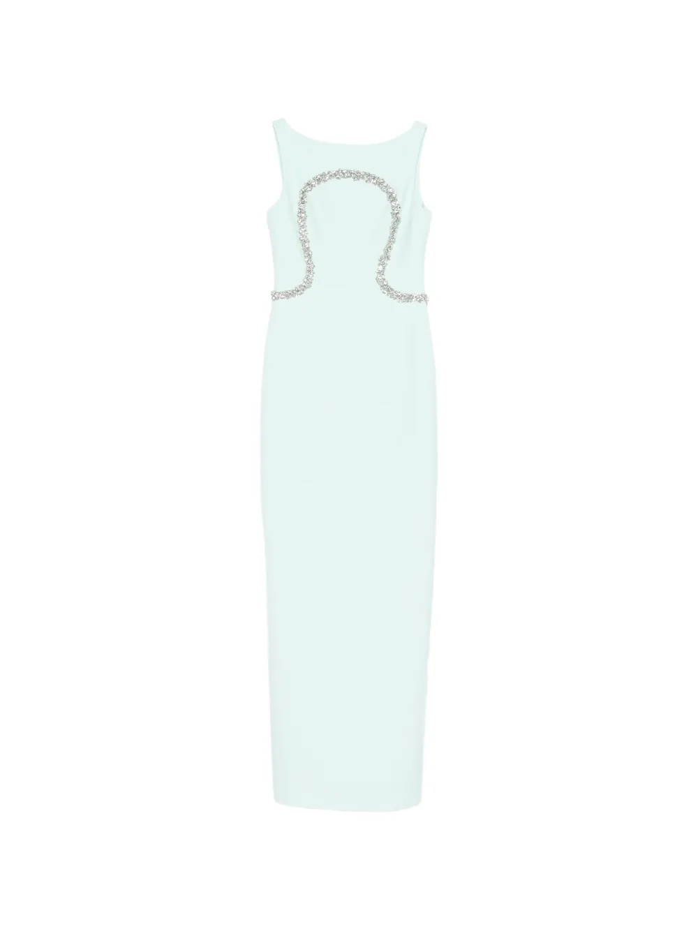 Safiyaa embellished sleeveless midi dress - Blu