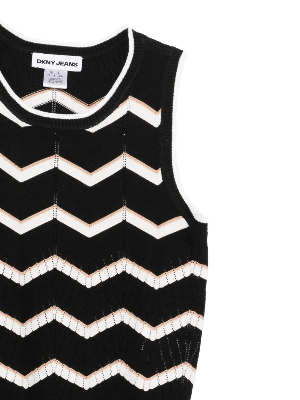 DKNY Tanktop met patroon Zwart