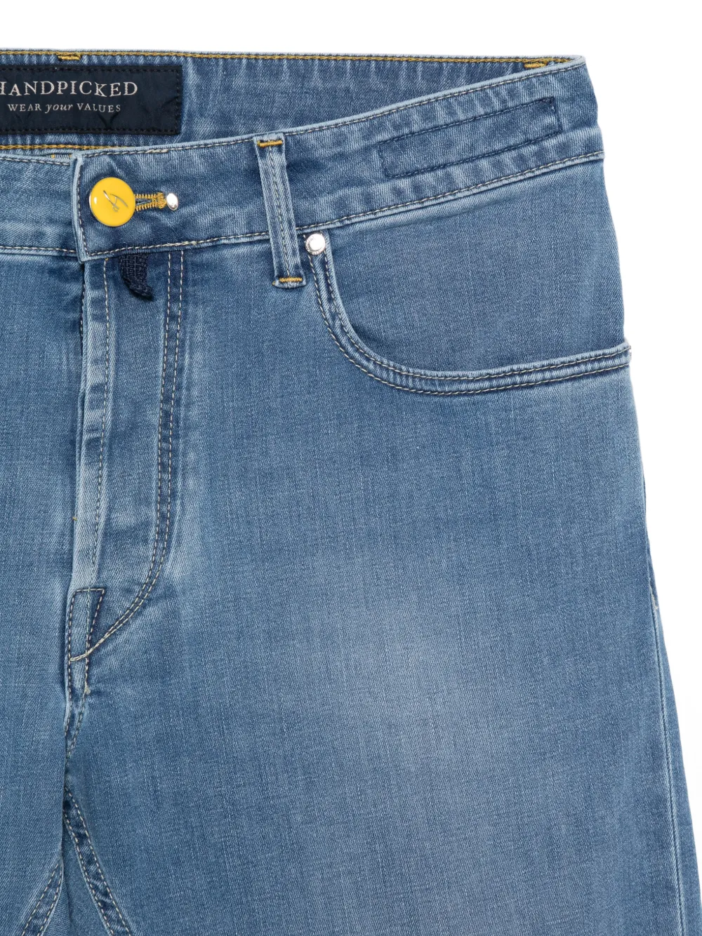  Hand Picked Belt-loops Jeans - Blue 