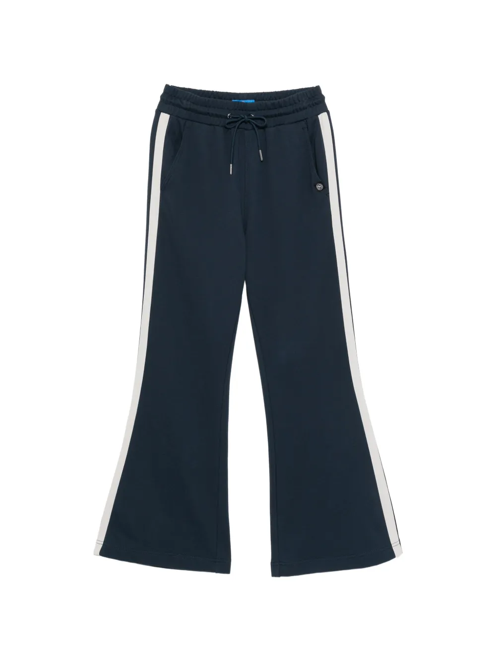 SPORT b. by agnès b. drawstring flare- leg track pants - Blu
