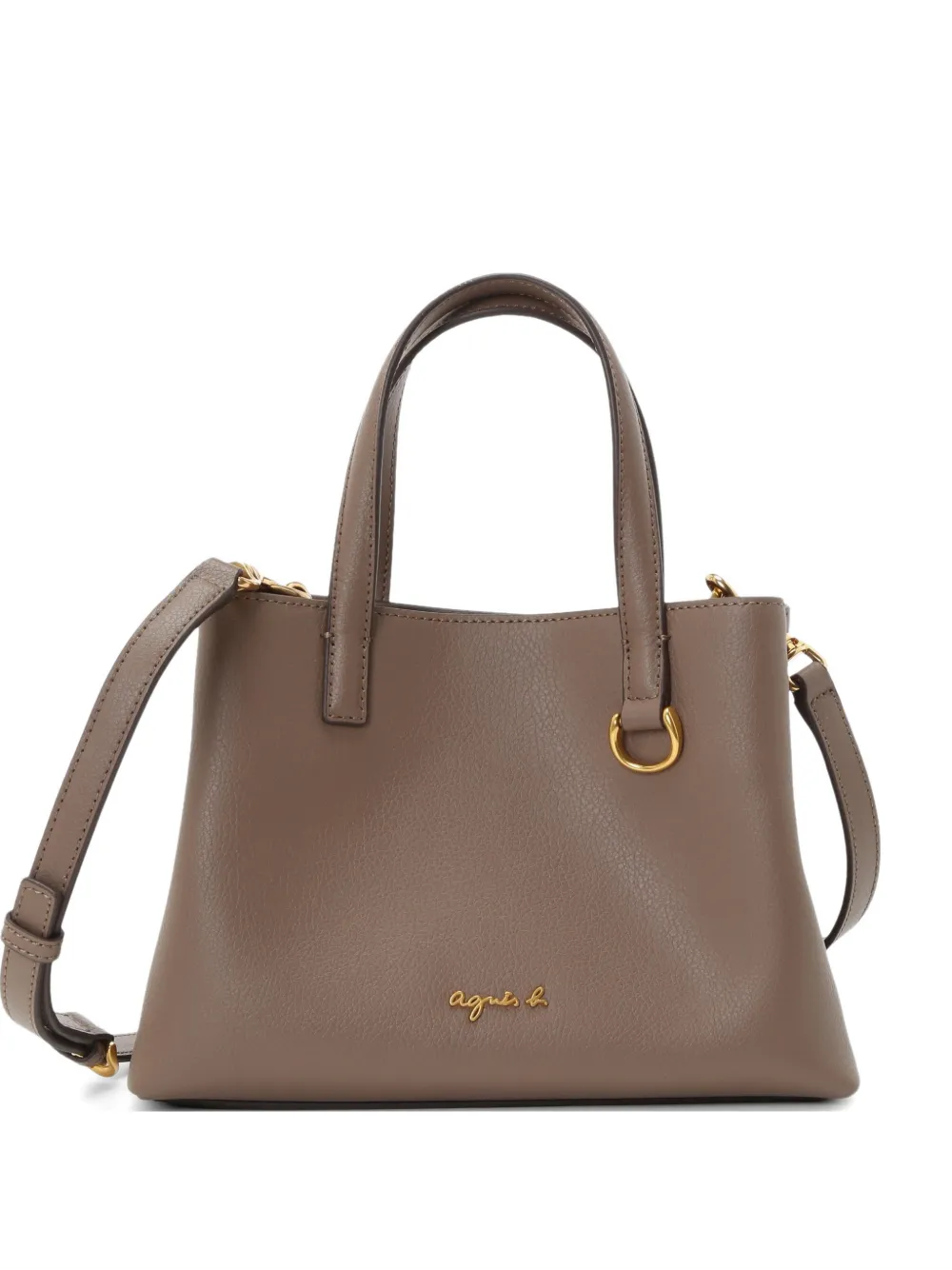 agnès b. Christelle top handle leather tote bag · OS