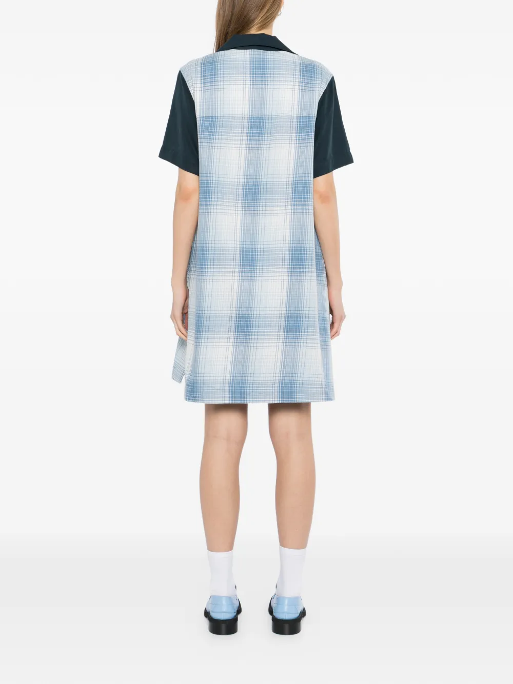 SPORT b. by agnès b. Jurk met geruit vlak Blauw