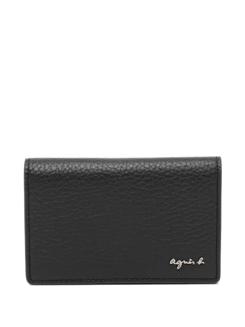 agnès b.  leather cardholder