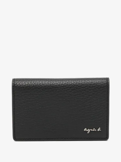 agnès b. leather cardholder