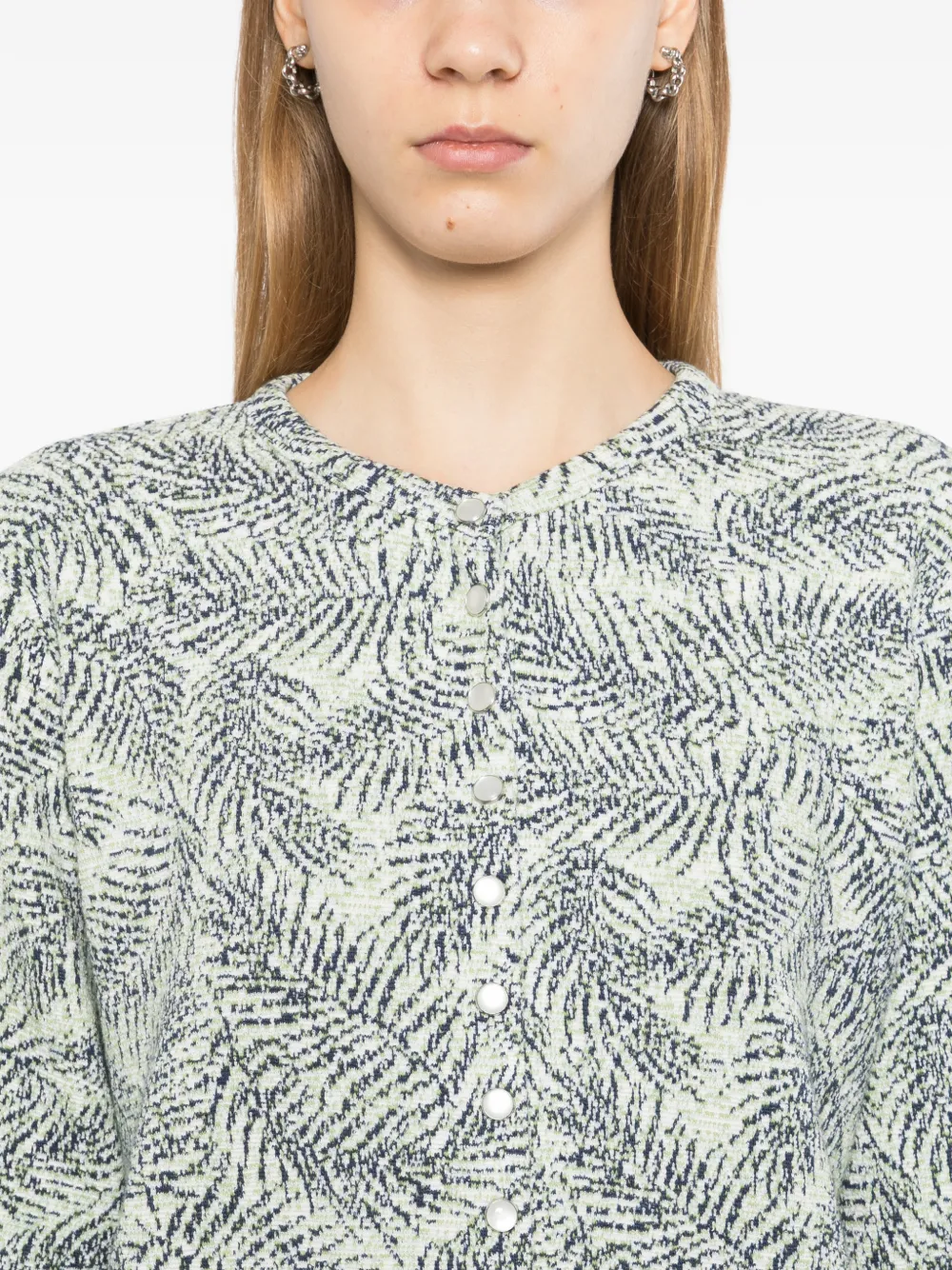 Jacquard Cardigan