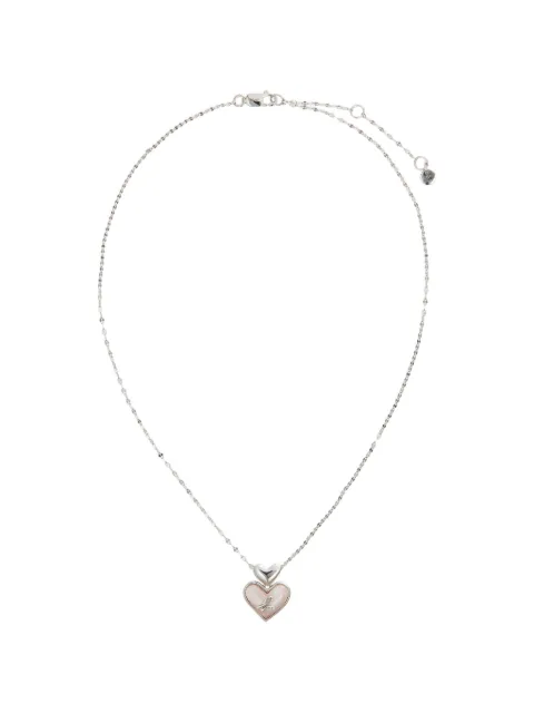 agnès b. 'About love' heart pendant necklace
