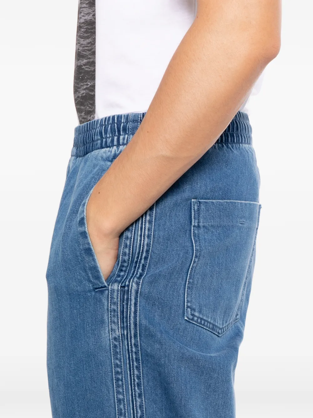 SPORT b. by agnès b. Easy broek met wijde pijpen Blauw