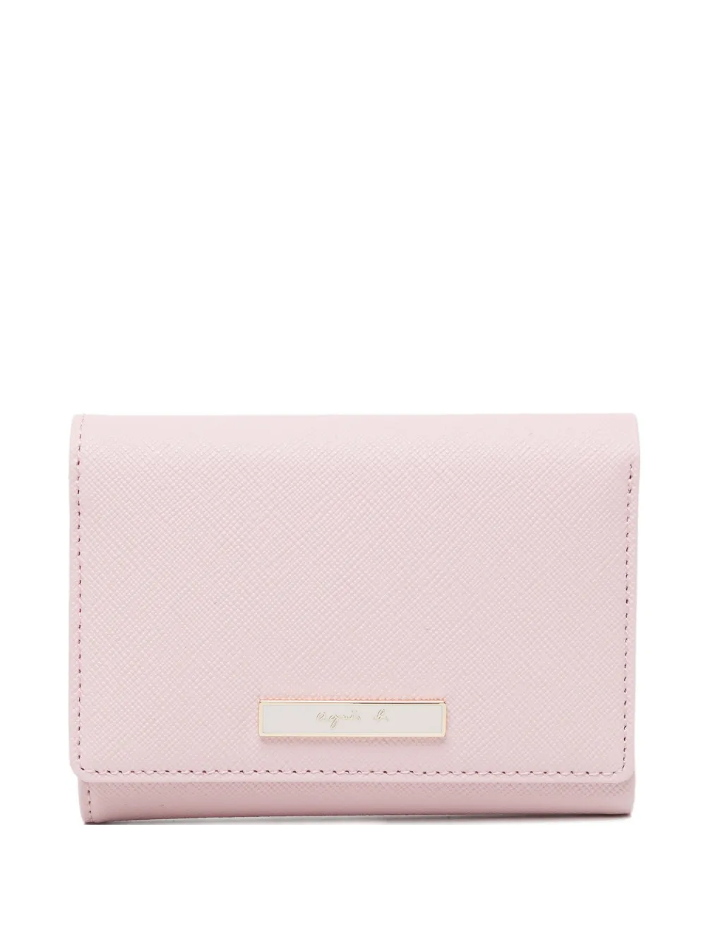 agnès b. leather wallet