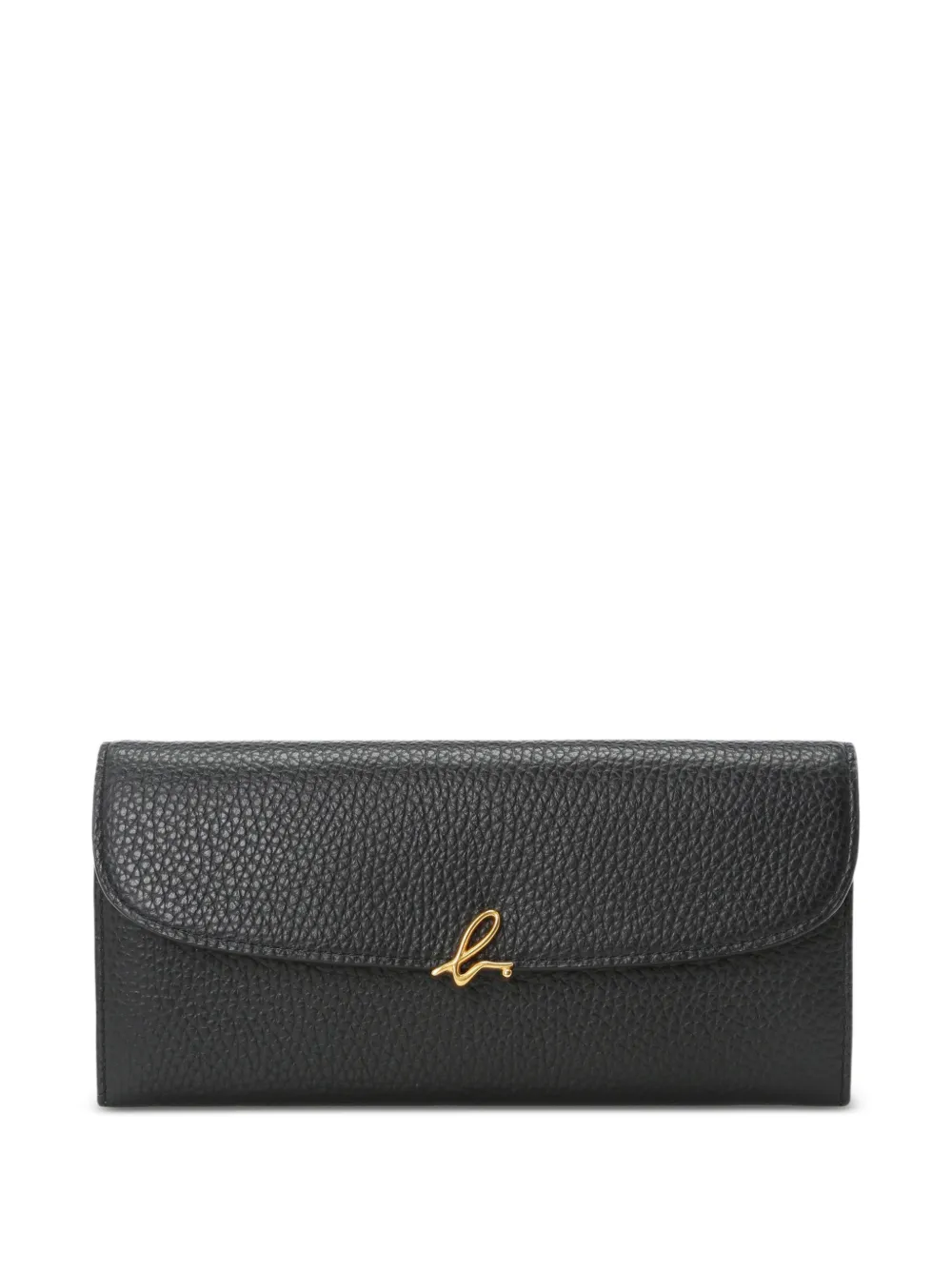 agnès b. 'THE b.' flap leather wallet · One Size