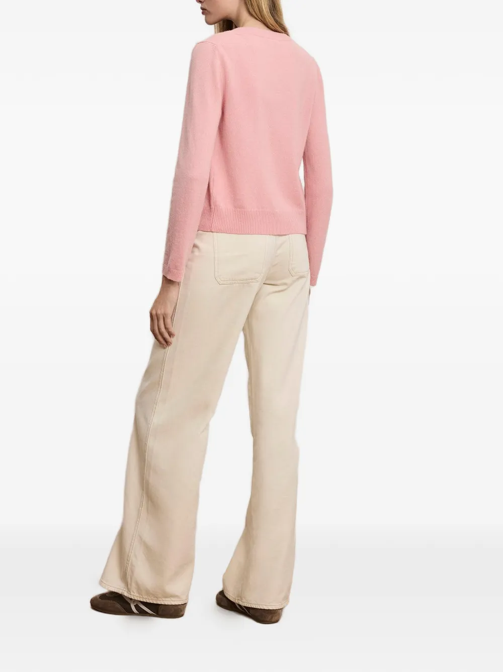Veronica Beard Daro vest met knopen Roze