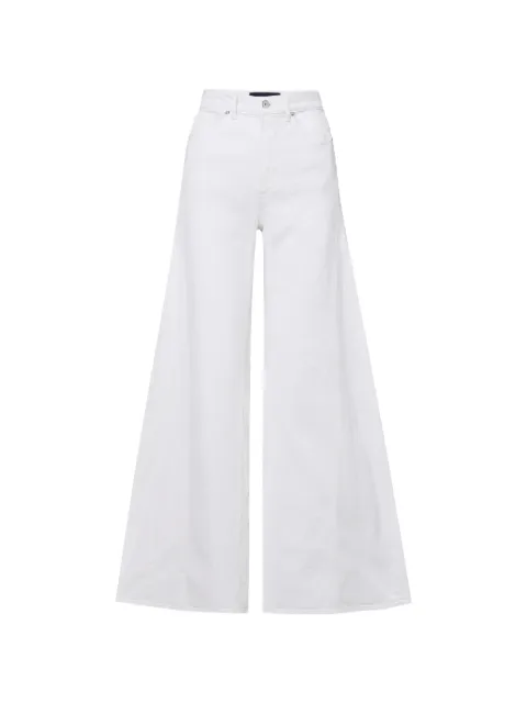Veronica Beard Vicki belt loops flared trousers