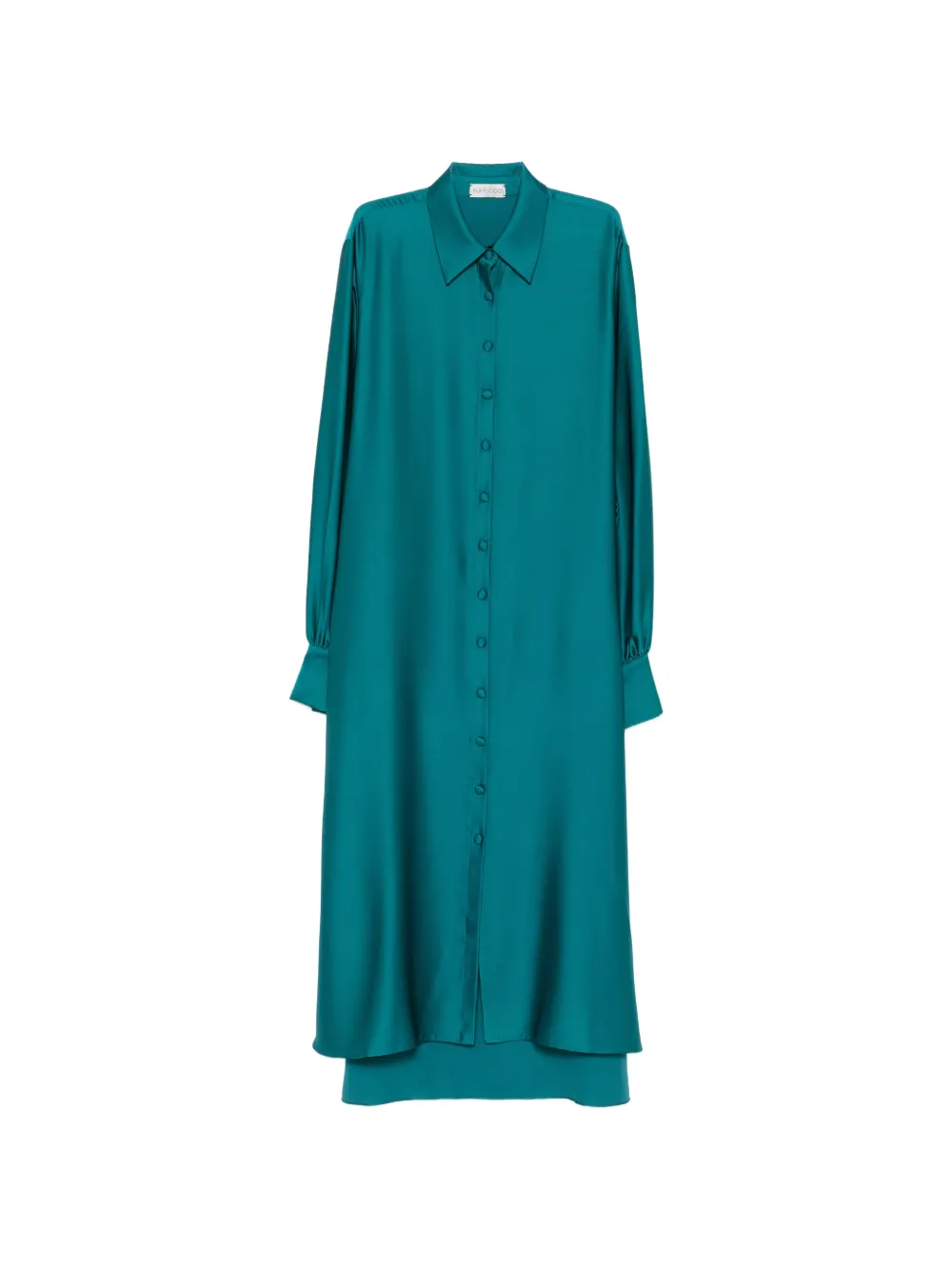 SILKYLICIOUS Nigora shirt dress - Green