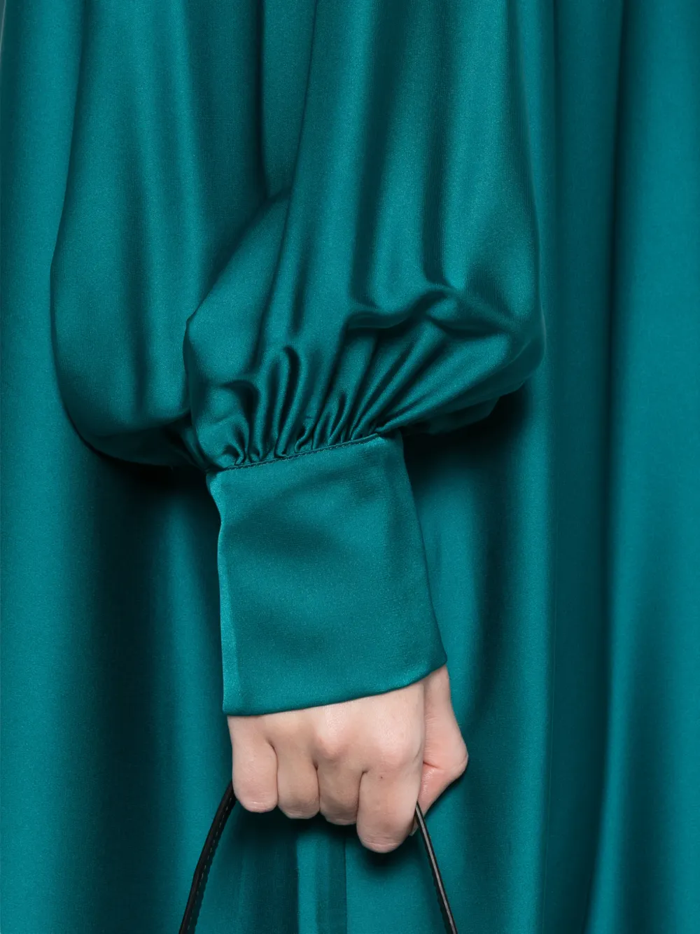 SILKYLICIOUS Nigora blousejurk Groen