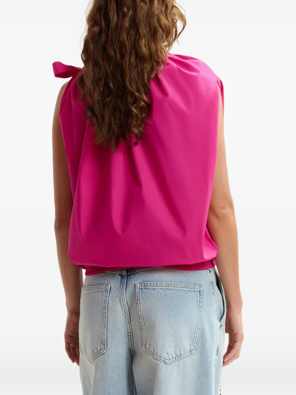 Essentiel Antwerp Blouse met strikdetail Roze