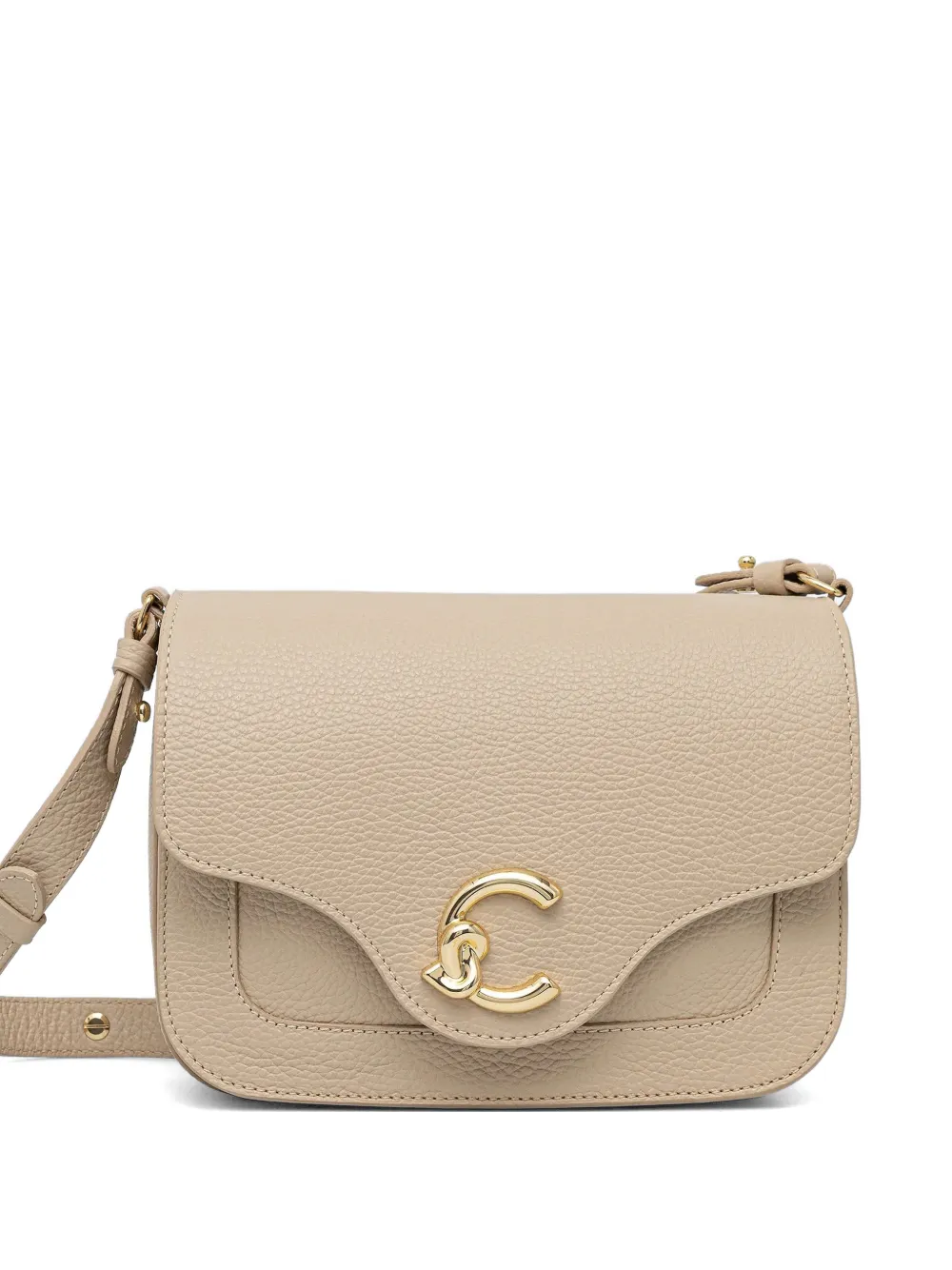 Coccinelle small C-Me cross body bag - Toni neutri