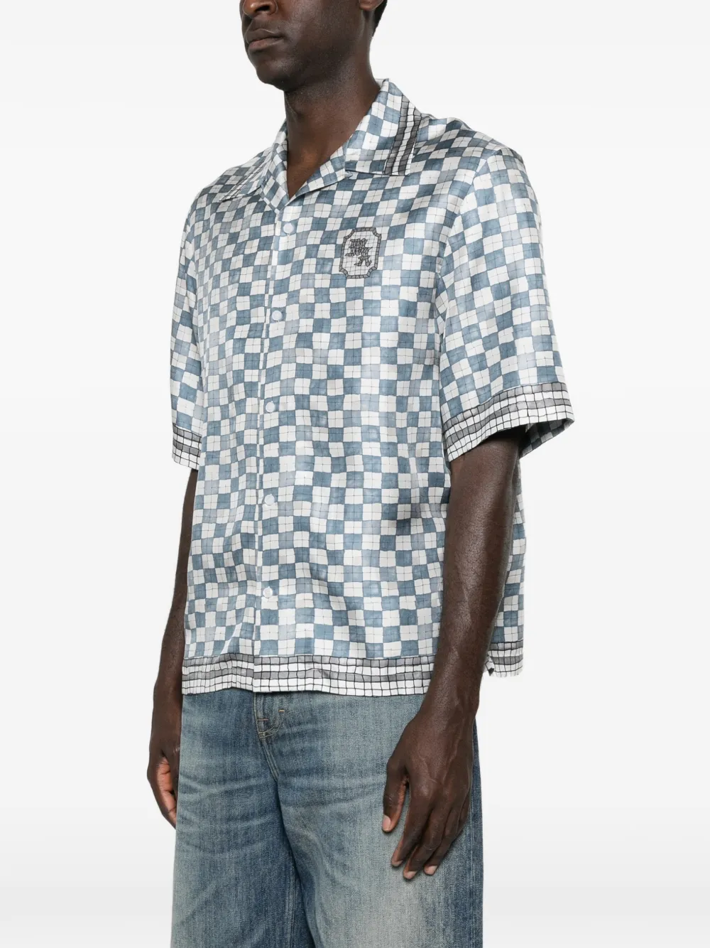  Amiri Checkered Shirt - Blue 