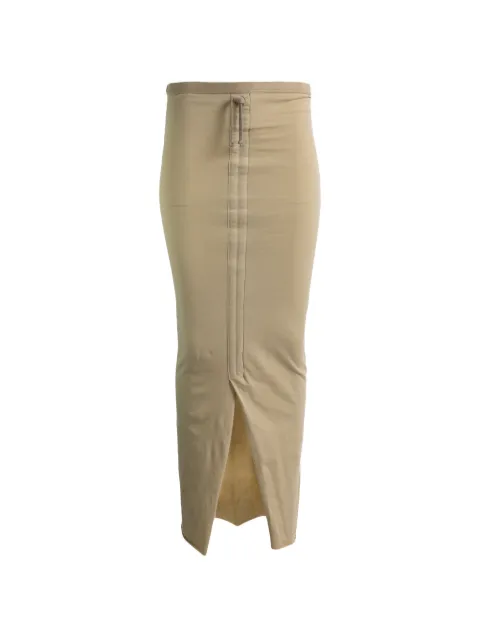 Rick Owens — drawstring slit skirt