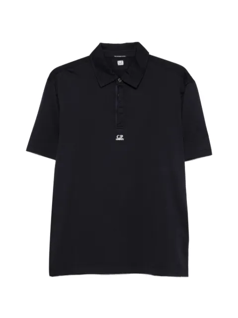 C.P. Company Polo in cotone con ricamo logo