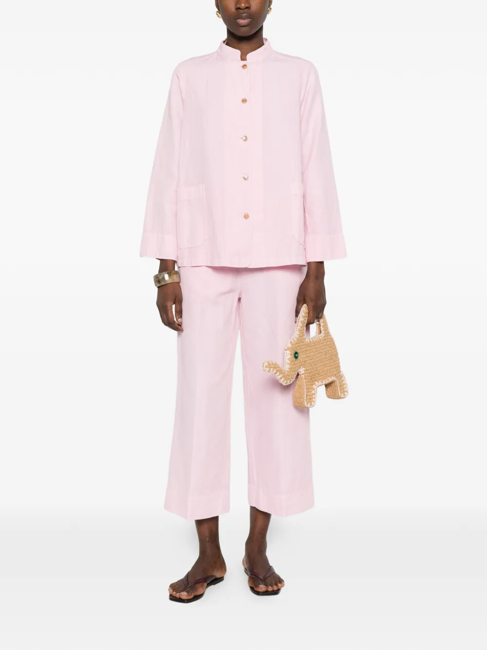  Rosso 35 Elasticated Trousers - Pink 