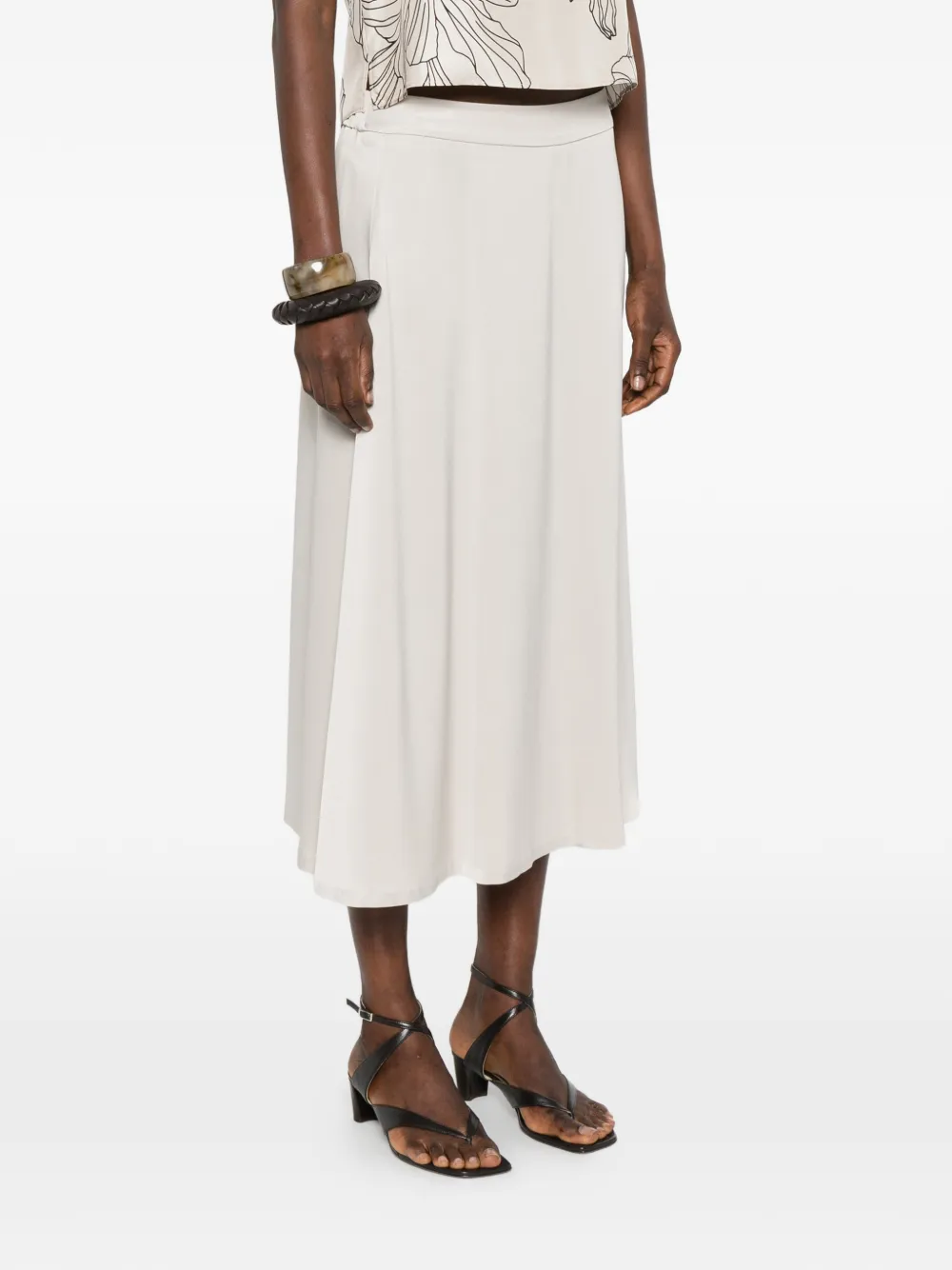  Rosso 35 Slip Midi Skirt - Neutrals 