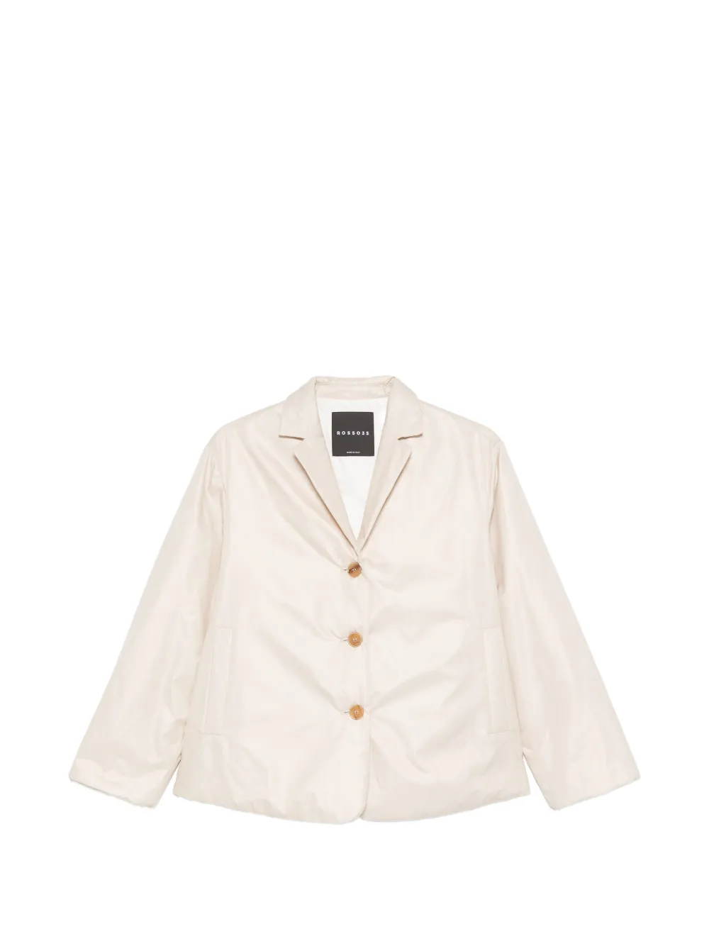 Rosso 35 Buttoned Jacket In Neutral